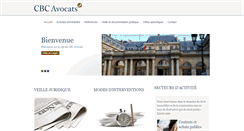 Desktop Screenshot of cbcavocats.com